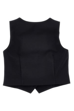 black cotton gilet PHILOSOPHY KIDS | I1E3055133P050